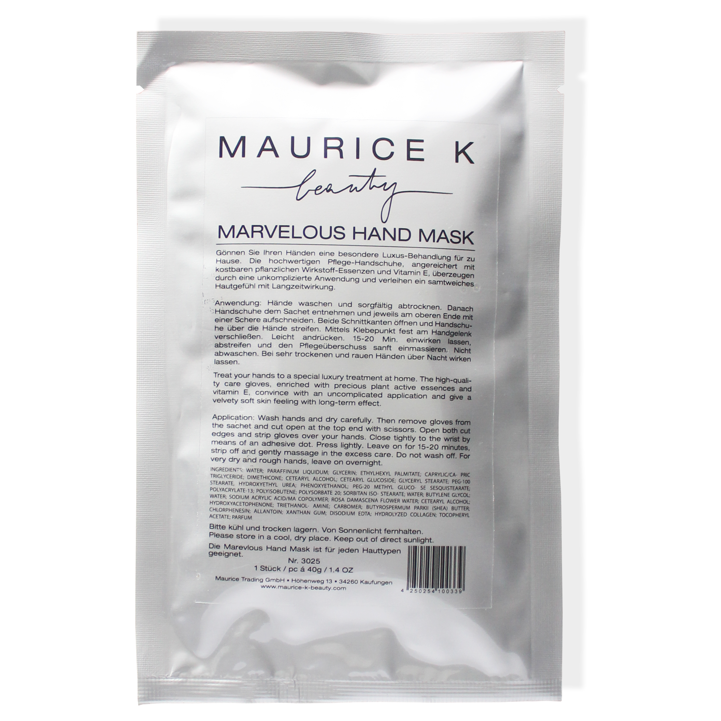 Maurice K Beauty Marvelous Hand Mask 1 Sück